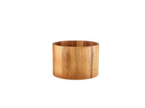 GenWare Acacia Wood Straight Sided Bowl 22.5 x 15cm - WBWLS2215 - 1