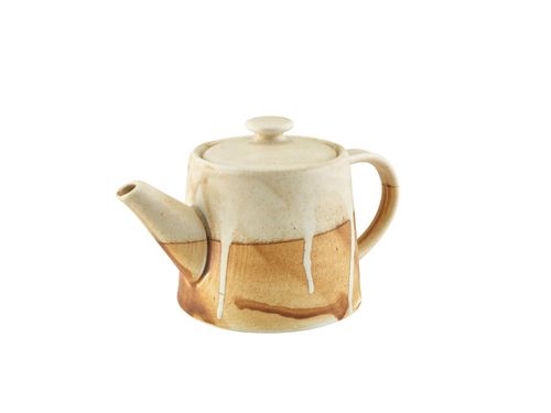Roko Porcelain Sand Teapot 50cl/ 17.6oz (Pack of 6) - TP-RKS50 - 1