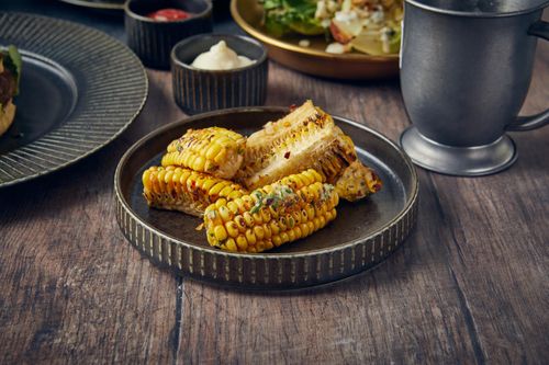 Terra Porcelain Black Fluted Presentation Plate 20.5cm (Pack of 6) - PR-PBKF21 - 5