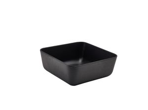 GenWare Melamine Black Jute Square Buffet Bowl 25cm - JT251102 - 1