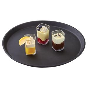 Cambro Black Camtread® Round Tray Diameter280mm - 3