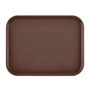 Cambro Brown Fast Food Tray 410x300mm - 1