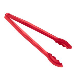 Cambro Red Scallop Grip Tong 305mm - 1