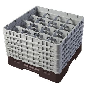 Cambro H298mm Brown 16 Compartment Camrack - 1