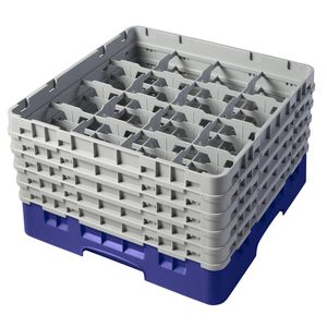 Cambro H257mm Navy 16 Compartment Camrack - 1