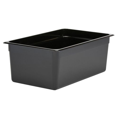 Cambro 200mm Deep 1/1 Black Polycarbonate GN Pan - 1