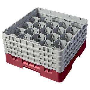 Cambro H238mm Cranberry 20 Compartment Camrack - 1