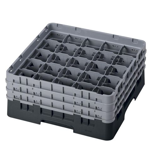 Cambro H174mm Black 25 Compartment Camrack - 1