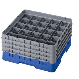 Cambro H215mm Blue 25 Compartment Camrack - 1