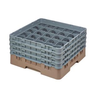 Cambro H238mm Beige 25 Compartment Camrack - 1