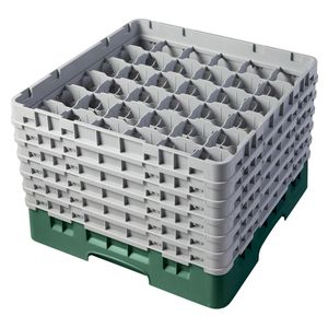 Cambro H298mm Green 36 Compartment Camrack - 1