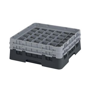 Cambro H133mm Black 36 Compartment Camrack - 1