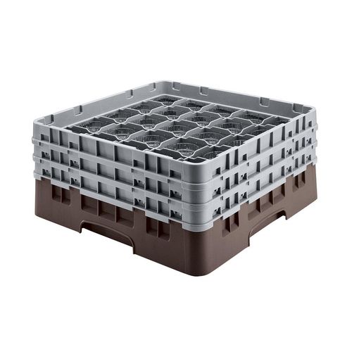 Cambro H155mm Brown 36 Compartment Camrack - 1