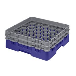 Cambro H133mm Navy 30 Compartment Camrack - 1