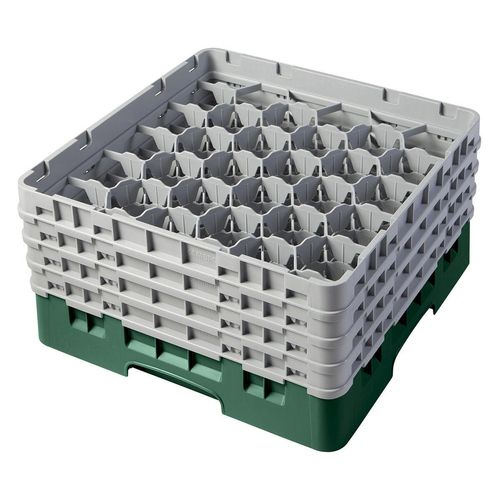 Cambro H215mm Green 30 Compartment Camrack - 1