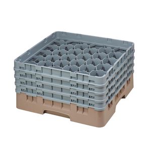 Cambro H215mm Beige 30 Compartment Camrack - 1