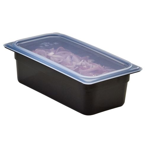 Cambro 100mm Deep 1/3 Black Polycarbonate GN Pan - 2
