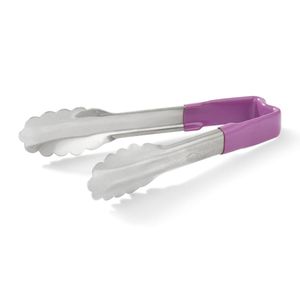 Vollrath Purple One-piece Kool-Touch Utility Grip Tong 152mm - 1