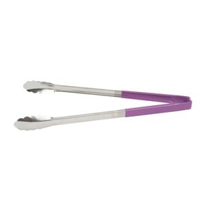 Vollrath Tan One-piece Kool-Touch Utility Grip Tong 406mm - 1
