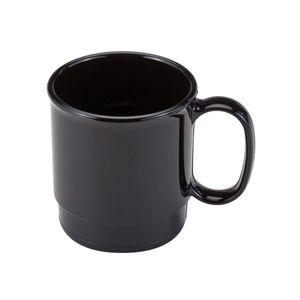 Cambro 239ml Black Camwear Polycarbonate Stacking Cup - 1