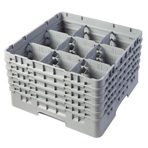 Cambro H257mm Grey 9 Compartment Camrack - 1