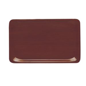 Cambro Mahogany Capri Tray 325x530mm - 1