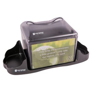 San Jamar Venue® Fullfold Tabletop Napkin Dispenser w/Caddy - 1