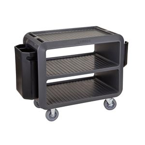 Cambro Large Service Cart Pro Charcoal Grey - 3