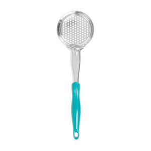 Vollrath 6oz Teal Perforated Spoodle - 3