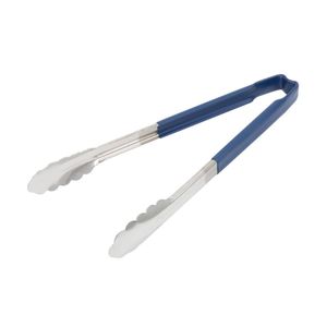 Vollrath Blue One-piece Kool-Touch Utility Grip Tong 305mm - 1
