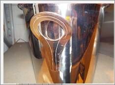 S/St. Wine Bucket Tulip Design -St/St Handles - T502 - 4