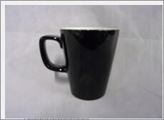 Genware Porcelain Black Latte Mug 34cl/ 12oz (Pack of 6) - 322135BK - 3