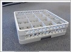 Genware 16 Comp Glass Rack With 1 Extender - GR16-1 - 3