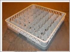 Genware 49 Compartment Glass Rack - GR49 - 3