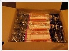 Genware Plastic Handle Buffet Tongs Red - 577-08R - 9