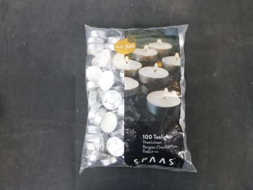 Tea Light 4 Hour (Pack 100) - TL4 - 4
