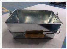 Galvanised Steel Rectangular Table Caddy 24.5x15.5x12.5cm - GSTC2415 - 3