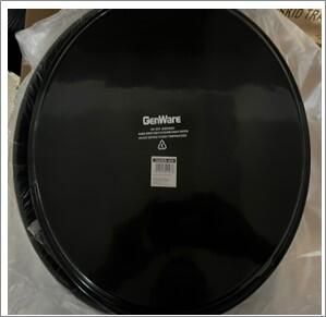 Tray Gengrip Fibreglass Round 14 Black - 1400GR-004 - 4