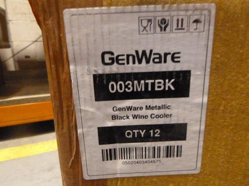 GenWare Metallic Black Wine Cooler - 003MTBK - 11