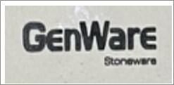 GenWare Kava White Stoneware Ribbed Plate 18cm (Pack of 6) - PR-KWR18 - 15