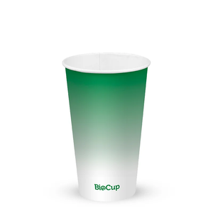 BioPak 500ml / 16oz (90mm) Cold Paper BioCups (Pack of 1,000) - BCC-16-G-UK - 1