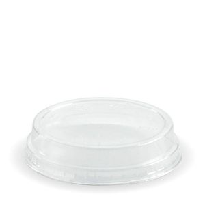 BioPak Clear PLA Dome Lids To Fit 60-280ml PLA BioCups & Sauce Cups (Pack of 2,000) - C-76-UK - 3
