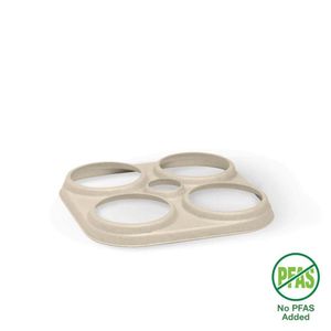 BioPak 4-Pack Plant Fibre Beer Ring Holders (Pack of 1,000) - B-BRH-4-PF-UK - 1