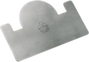 Matfer Stainless Steel Scraper 12x8cm For 8cm Wide Yule Log Frames - 11796-01 - 1