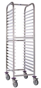 Bourgeat Exceptio Bakery Racking Trolley 60 X 40cm - 41cm Entry - 20 Shelves Spacing 6,7cm - 12779-02 - 1