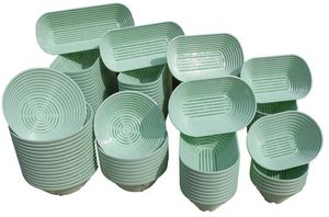 Long Polypropylene Slotted Banneton Basket 1 Kg - 10685-01 - 1