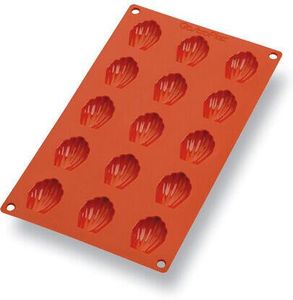 Gastroflex Mould Tray Gn 1/3 325x176 15 Mini-madeleines 4.4x3.4cm - 10587-01 - 1