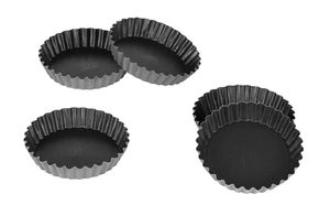 Exopan 12 Exopan Fluted Cake Tins 8.5cm - 10947-02 - 1