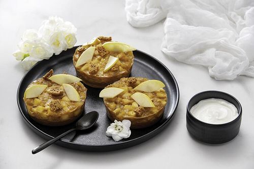 Maison Demarle Flexipan Mould Tray 60x40 12 Tarte Tatins 10cm - 12774-02 - 1