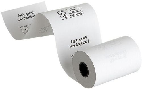 Reel Of Thermal Paper White With 12 Mm Mandrel For Vse, 57 G Ø 40 Mm - 160750 - 1